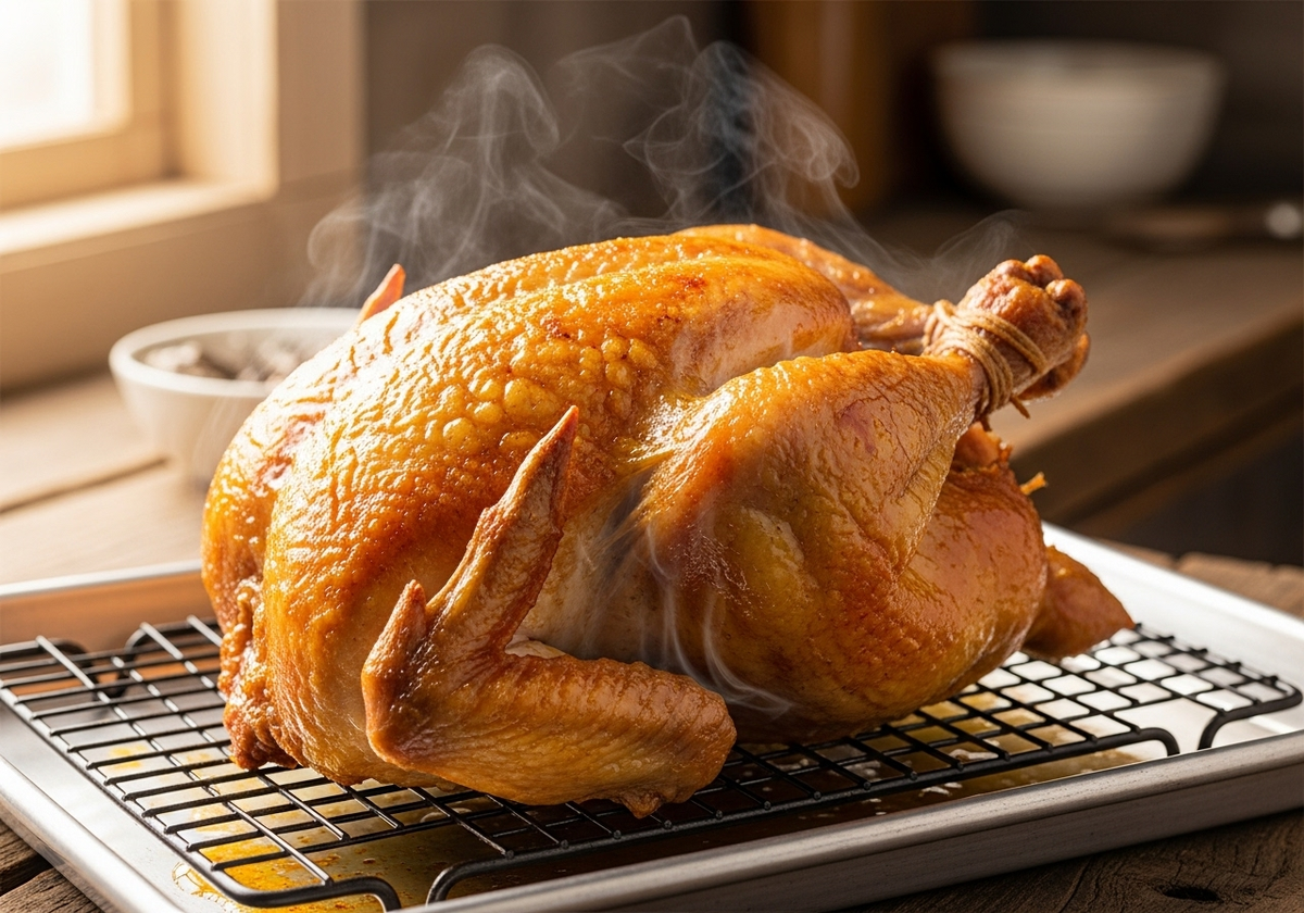 How Do You Get Crispy Skin on Roasted Chicken?