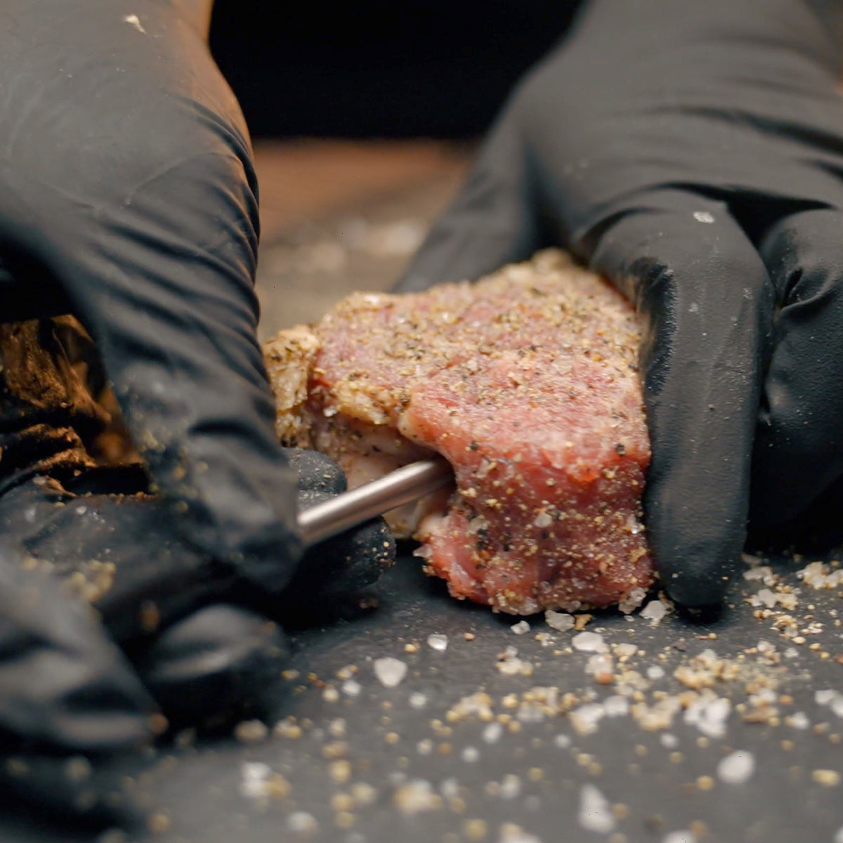 The Classic MeatStick with Duo Sensors: Wireless Meat Thermometer for grilling and smoking American BBQ