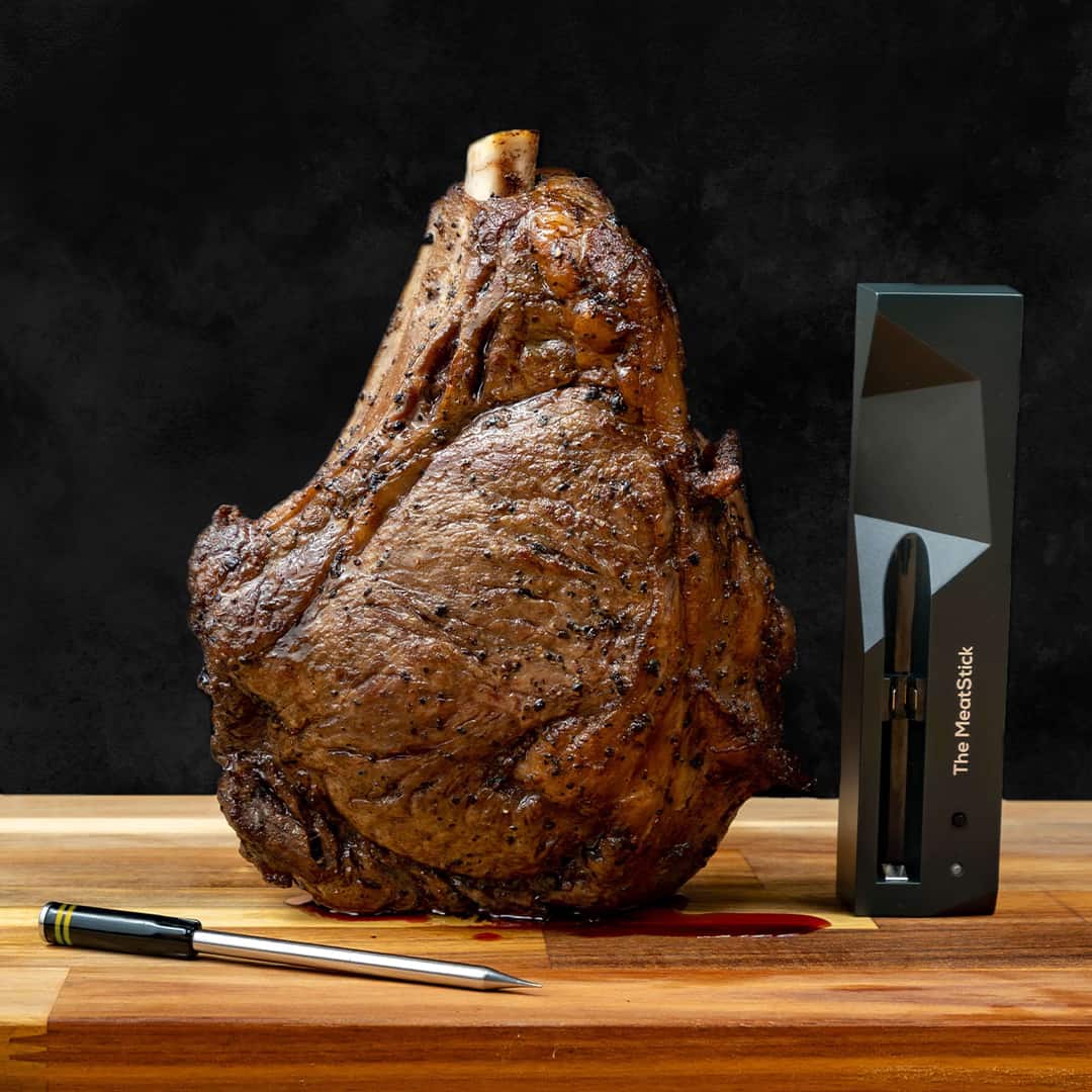 The classic MeatStick: Wireless Meat Thermometer with Duo Sensors for grilling and smoking American BBQ