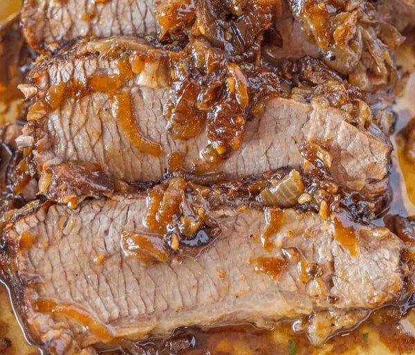 Beef Brisket with Caramelized Onions Recipe | The MeatStick