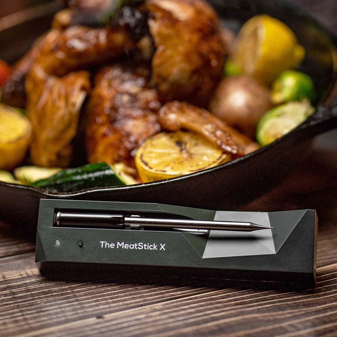 The classic MeatStick X: Wireless Meat Thermometer with Duo Sensors for grilling and smoking American BBQ with max 260 feet range