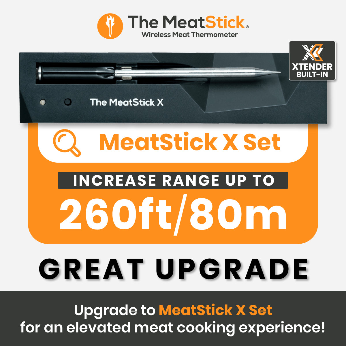 The MeatStick Set | Wireless Meat Thermometer | The MeatStick