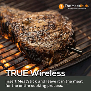 The MeatStick Smart Wireless Meat Thermometer for grilling and smoking American BBQ